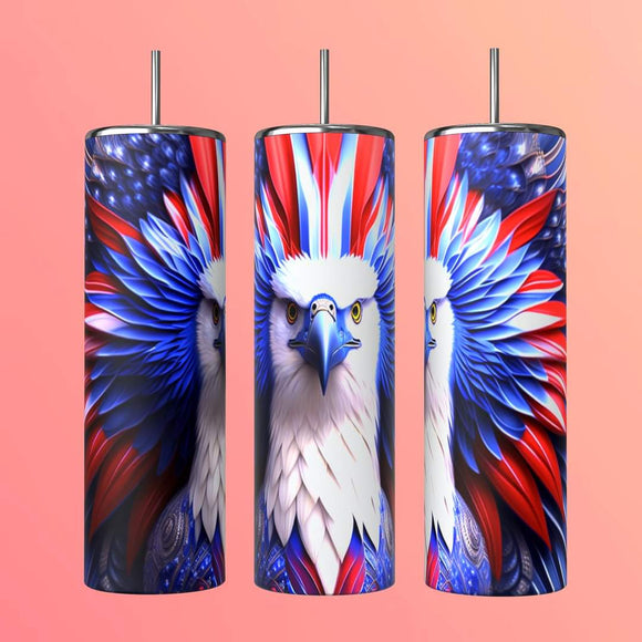 Red White and Blue Eagle