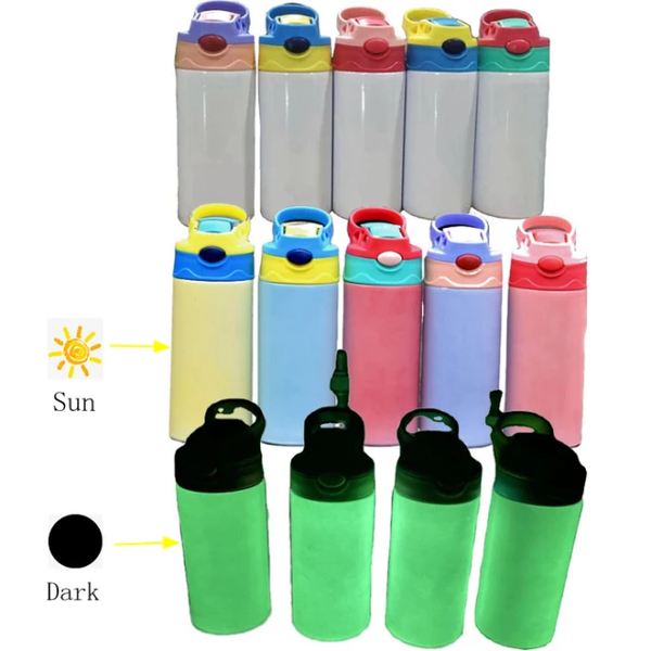 UV/ Glow in the dark 12 oz sublimation water bottles – Gl'amourXx Designs