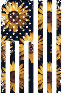 Sun Flower Flag - 9.25x8.2