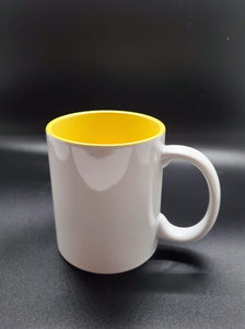 11oz Sublimation Coffee Mug - Yellow