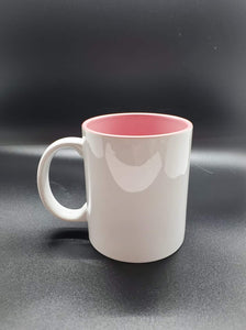 11oz Sublimation Coffee Mug - Pink