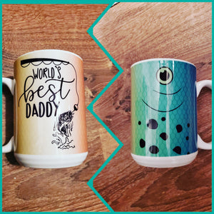 15oz Mug Worlds Best Daddy/ Fishing