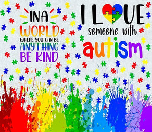 I love someone with autism- print 9.25x8.2