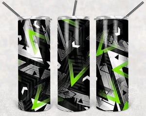 Black, White, & Lime Green Design