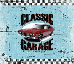 Classic Garage - print 9.25x8.2