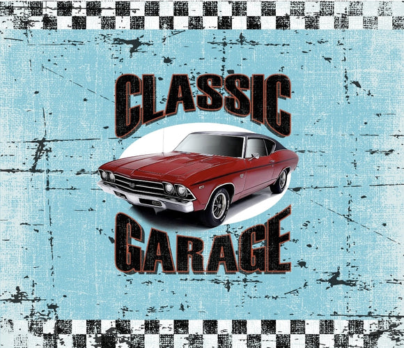 Classic Garage - print 9.25x8.2