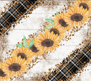 Sunflower Flannel- print 9.25x8.2