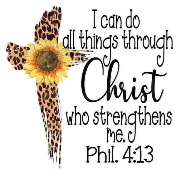 I can do all things through Christ 8.5x11