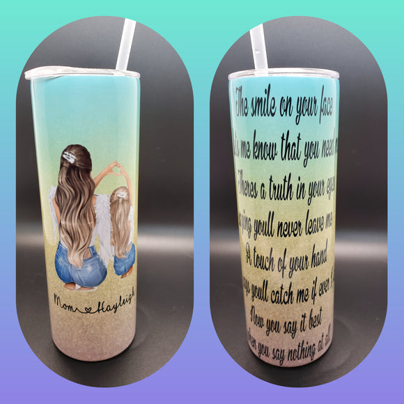 Mother & Daughter with Song Lyrics 20oz