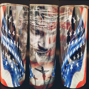 Jesus/ American Flag