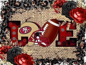 Love 49ers- print 8.5x11