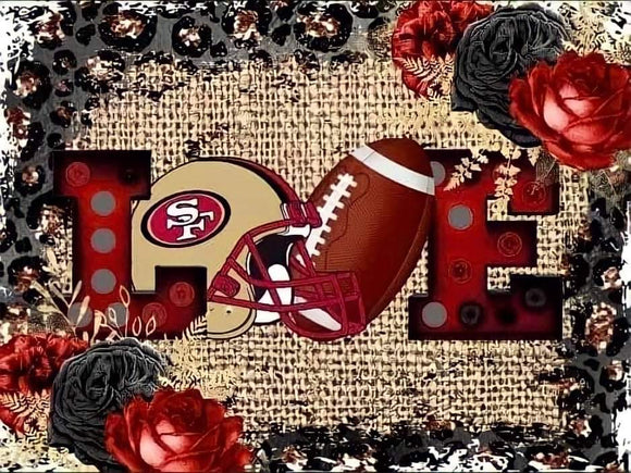 Love 49ers- print 8.5x11