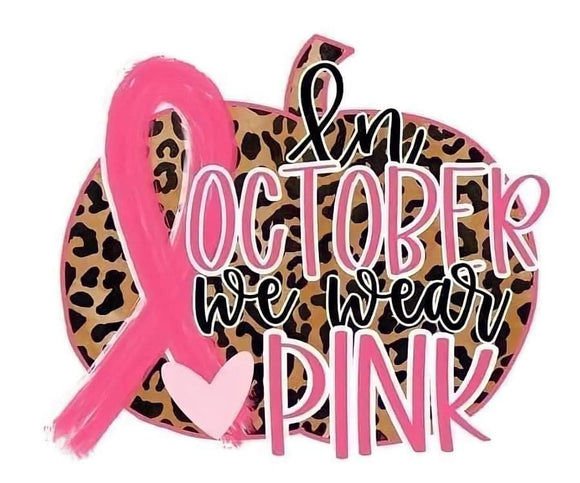 In October we wear Pink - 8.5x11